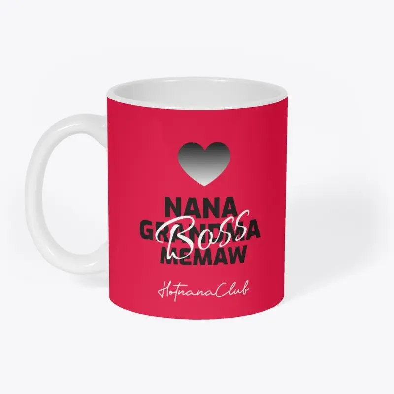 Grandmother Red Graphic Mug